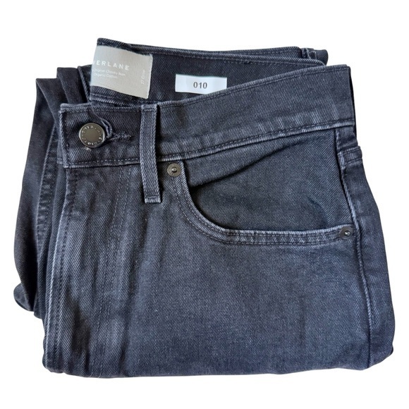 Everlane Denim - Everlane Original Cheeky High-Rise Jeans Black 27